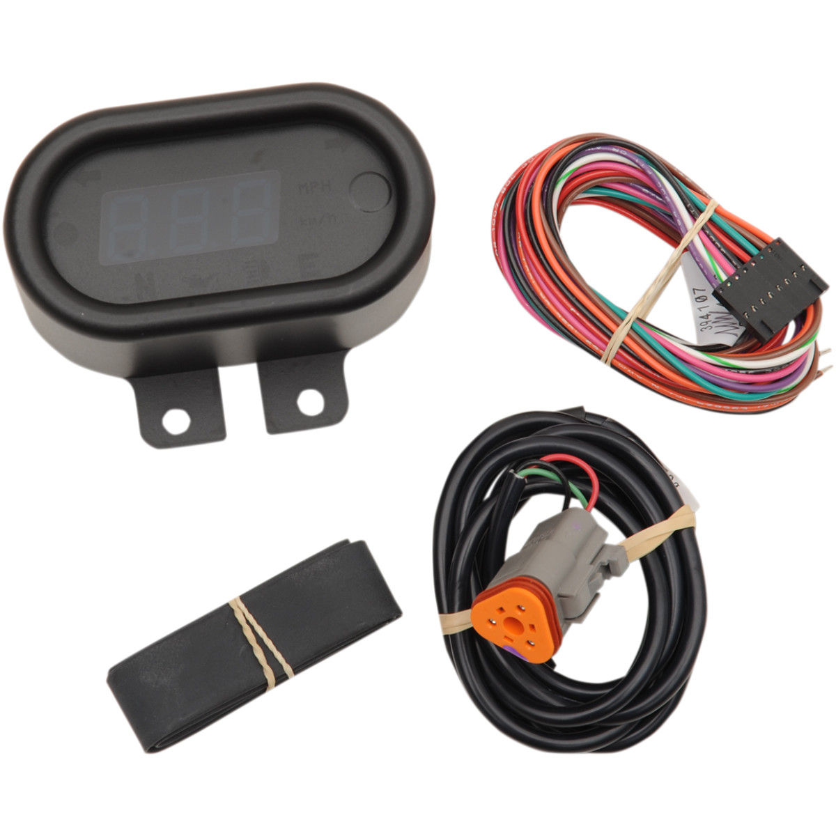 Dakota Digital Series 5000 Handlebar Mounted Digital Classic Style Speedometer in Black Finish