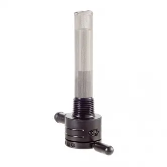 Golan Click - Slick Petcocks 3/8 inch NPT With Straight Outlet in Black Oxide Finish For 1966-1974 FL, FX, 1957-1974 XL Sportster Models (ARM426419)