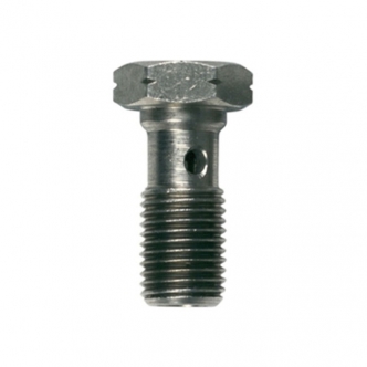 Goodridge 3/8-24 Long Banjo Bolt in Stainless Steel Finish For Use With 'Short Neck' Banjos (ARM597029)