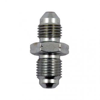 Goodridge Adapter Fitting in Stainless Steel Finish For M10-1.00 To 3/8-24 AN-3 Male Hose End (ARM577029)
