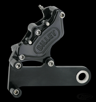 Harrison Billet 4 Piston Rear Brake Caliper With Bracket In