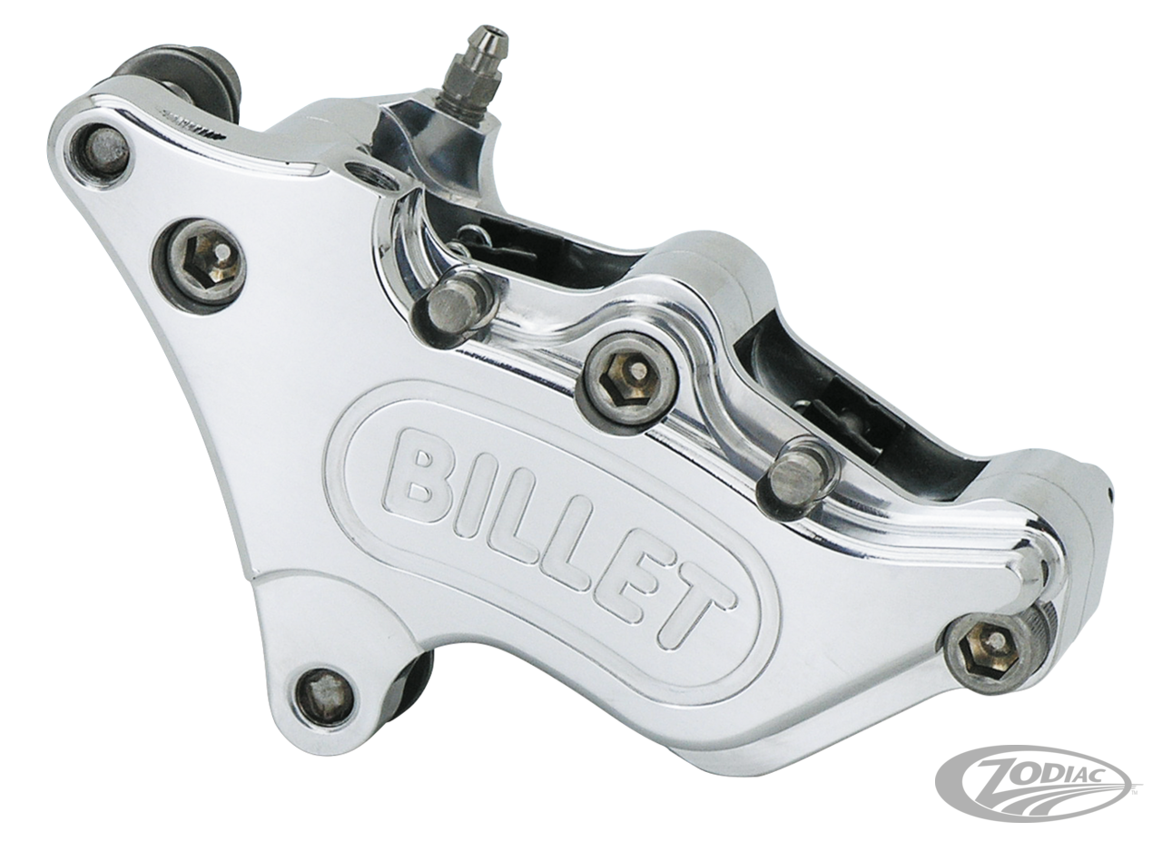 Harrison Billet 4 Piston Front Brake Caliper In Polished Or Black