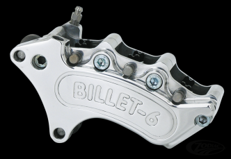 Harrison Billet Front Mini 6 Piston Caliper In Polished Or Black Finish For Harley Davidson 2000-2013 Sportster, 2000-2014 Softail, 2000-2017 Dyna, 2000-2007 Touring & 2002-2006 V-Rod Models With 11.5 Inch Disc | ARH Custom UK Harrison Billet Front Mini 6 Piston Caliper In Polished Or Black Finish For Harley Davidson 2000-2013 Sportster, 2000-2014 Softail, 2000-2017 Dyna, 2000-2007 Touring & 2002-2006 V-Rod Models With 11.5 Inch Disc | ARH Custom UK