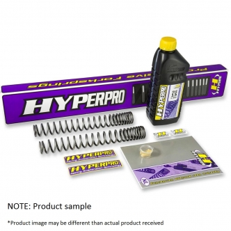 Hyperpro Front Fork Springs Kit For 1999-2008 FLH/FLT Models (SP-HD14-SSA005)