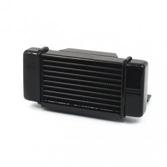 Jagg Horizontal Fan Assisted 10 Row Low Mount Oil Cooler in Black Finish For 1984-2008 Touring Models (751-FP2300)