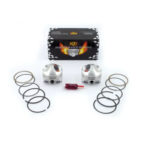 KB Performance Forged Piston Kit +.005 Inch Diameter For 1941-1978 1200CC/80 Inch Knuckle, Pan, Shovel Models (KB931C005)