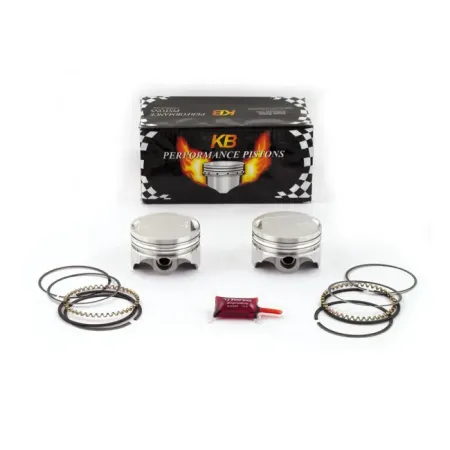 KB Performance 1340 Evo Big Twin +.010 Inch Diameter Forged Piston Kit For 1984-1999 1340cc Evo Big Twin Models (KB920C010)