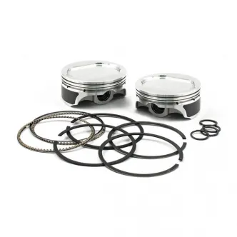 KB Performance 96/103 Inch To 110 Inch Twin Cam +.030 Inch Diameter Piston Kit For 2007-2017 110 Inch Twin Cam Models (ARM328449)
