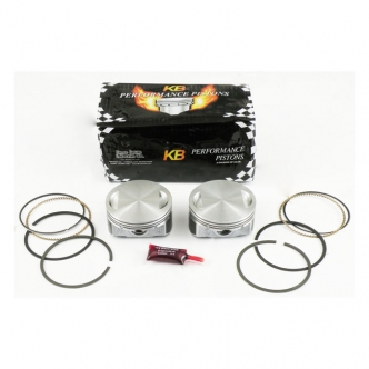KB Performance +.020 Inch Diameter 96 Inch To 103 Inch Big Bore Piston Set For 2007-2017 Twin Cam Models (ARM957449)