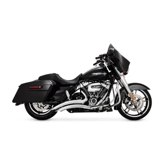 Vance & Hines Big Radius 2 Into 2 Exhaust NON-PCX in Chrome Finish For 2017-2023 Touring Models (26073)