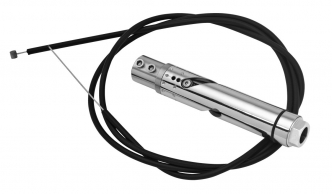 Muller Internal Throttle Cable in Black Finish For Most 1 Inch Diameter Handlebars (170-5)