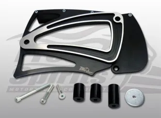 Free Spirits Pulley Cover In Contrast Cut For Buell 2002-2005 XB Models (207514KS)