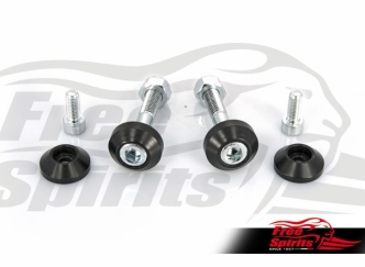 Free Spirits Damper Kit Plugs In Black For Triumph Thruxton 1200 R Models (301904K)