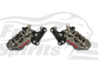 Free Spirits Bolt-In Kit With 4 Piston Titanium Calipers For Triumph Thruxton 1200 STD Models (303825T)