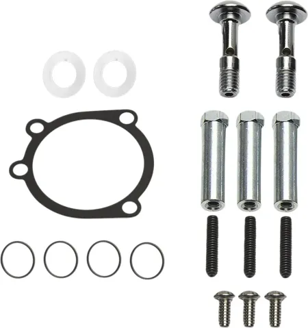 Arlen Ness Stage 1 Big Sucker Air Cleaner Hardware & Gasket Kit For Harley Davidson 1999-2017 Twin Cam (Exc. E-Throttle & 99-01 FLT) (602-011)