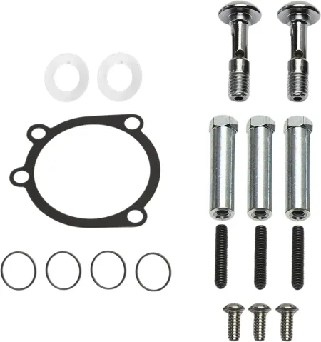 Arlen Ness Stage 2 Big Sucker Air Cleaner Hardware & Gasket Kit For Harley Davidson 1999-2017 Twin Cam (Exc. E-Throttle & 99-01 FLT) (602-017)