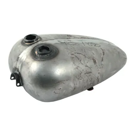 Paughco 4.75 Gallon Dual Cap Gas Tank For Universal Fitment With Horse Shoe Front & Tab Rear Mounts. Designed For Use On Big Twin Models (821)