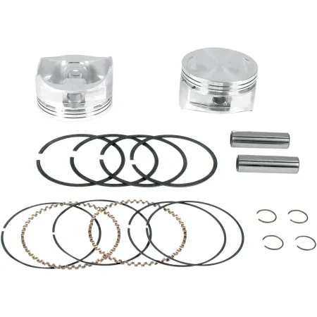 S&S +.030 Inch Size 4 Inch Bore Piston Kit For All 100 & 107 Inch And 4 Inch Bore S&S SSW Engines (92-1403)