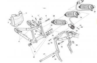 Swingarm Components For 2018-2021 HD Softail Models (000247)