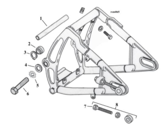 Swingarm Components For 1984-1999 HD Softail Models (000248)