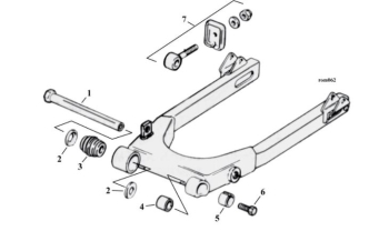 Swingarm Components For 1982-2003 HD Sportster Models (000253)