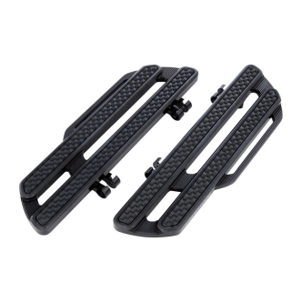 Arlen Ness Method Rider Floorboards In Black For Harley Davidson 1986-2017 Softail, 2012-2016 Dyna FLD Switchback, 1983-2021 Touring & 2009-2021 Trike Models (410-016)