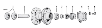 Wheel Internal Hub Parts For 1967-1972 HD Big Twin Models (000388)