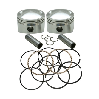 S&S Forged 3-5/8 Inch Big Bore Piston Kit +.060 Inch Size For 1936-1984 OHV Big Twin Models (106-5789)