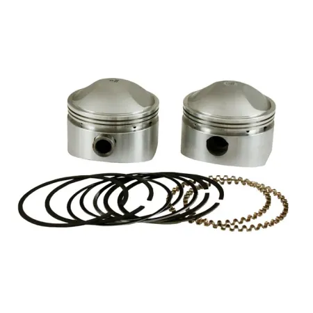 S&S 3-7/16 Inch Forged Stroker Piston Kit +.010 Inch Size For 1936-1984 Big Twins (106-5528)