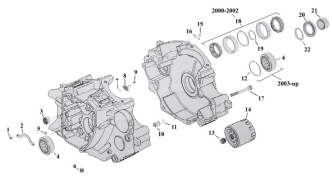 Motorcycle Crankcase Parts For 2000-2017 Twin Cam-B (Softail) Models (000647)