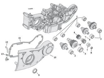 Motorcycle Cam Cover Parts For 1991-2020 HD Sportster Models (000664)