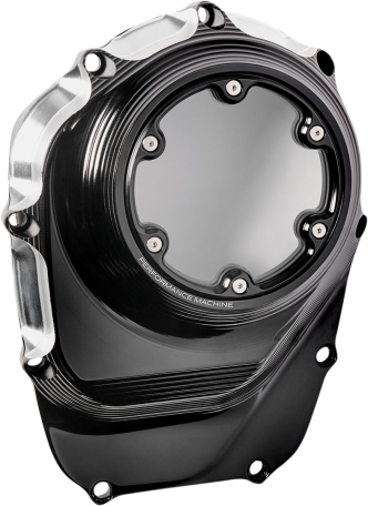 Performance Machine Vision Cover Cam In Contrast Cut For Harley Davidson 2018-2021 Softail & 2017-2021 Touring/Trike Models (0177-2082M-BM)