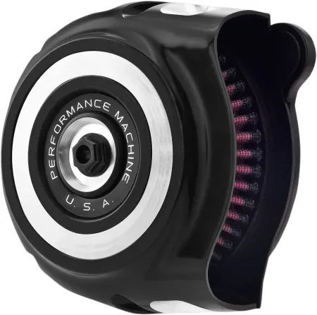 Performance Machine Vintage Air Cleaner In Contrast Cut For Harley Davidson 2018-2023 M8 Softail & 2017-2023 Touring Models (0206-2142-BM)
