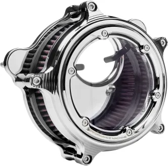 Performance Machine Vision Air Cleaner In Chrome For Harley Davidson 2018-2023 Softail, 2017-2023 Touring & 2017-2023 Trike Models (0206-2156-CH)