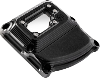Performance Machine Vision Transmission Top Cover In Black Ops For Harley Davidson 2018-2021 Softail & 2017-2021 Touring/Trike Models (0203-2020M-SMB)