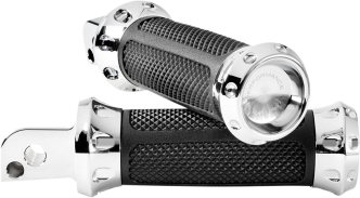 Performance Machine Overdrive Passenger Footpegs In Chrome For Harley Davidson 2018-2023 M8 Softail Models (0035-1245M-CH)