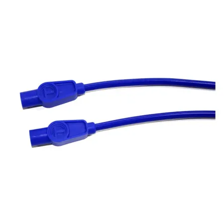 Taylor 8mm Spiro-Pro 180 Degree Spark Plug Wire Set in Blue Finish For Universal Use With Pre-Twin Cam Style Coils (76685)