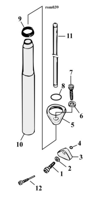 Motorcycle Pushrod Parts For 1991-2003 HD Sportster Models (000767)