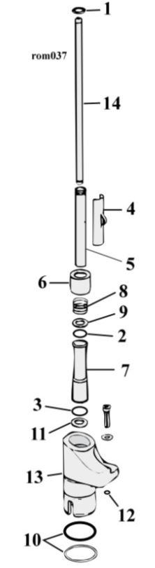 Motorcycle Pushrod Parts For 1957-1990 HD Sportster Models (000768)