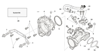 Motorcycle Delphi Throttle Body Parts For 2017-2023 HD M8 Softail & Touring Models (000833)