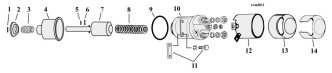 Motorcycle Solenoid Parts For 1965-1988 HD Big Twin Models & 1967-1980 HD Sportster Models (001279)