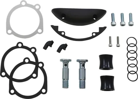 Arlen Ness Inverted Air Cleaner Hardware & Gasket Kit For 1991-2022 XL Sportster Models In Black Finish (602-003)