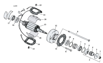 Motorcycle Generator Parts For HD Big Twin & Sportster Models (001292)