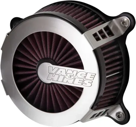 Vance & Hines VO2 Cage Fighter Air Intake in Brushed Stainless Steel Finish For 1991-2022 Sportster Models (70369)
