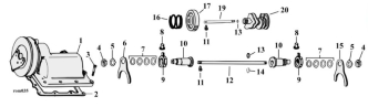 Motorcycle Shifter Top Parts For 1941 - Early 1979 HD Big Twin Models (000961)