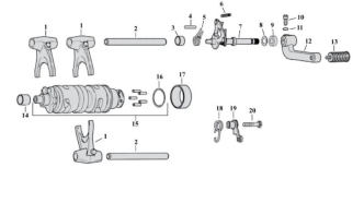 Motorcycle Shifter Parts For 2004-2020 5-Speed HD Sportster Models (000962)