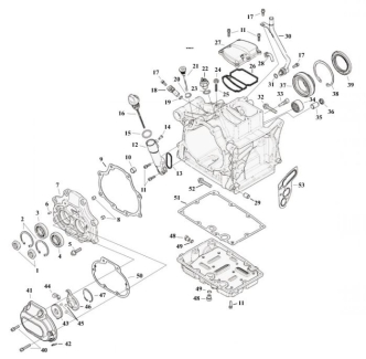 Motorcycle Transmission Housing Parts For 2018-2020 HD Softail Models (000989)