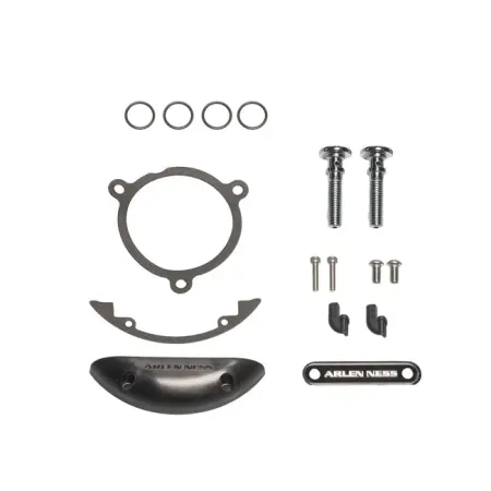 Arlen Ness Inverted Air Cleaner Hardware & Gasket Kit For 2017-2022 Touring & 2018-2022 Softail Models In Chrome (602-004)