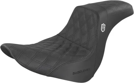 thumbnail image 2 of Saddlemen Rear LS Step-Up Seat For 2008-2023 Harley Touring - Black - Get Lowered Cycles 2 of 12