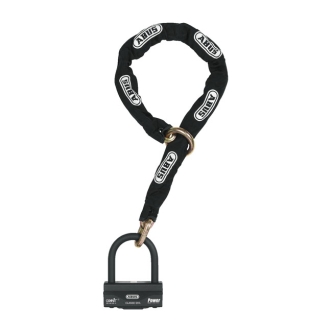 ABUS Granit 58 Padlock & Black Loop Chain (ARM320425)